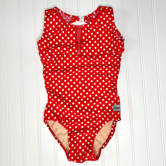 Red & White Polka Dot Leotard