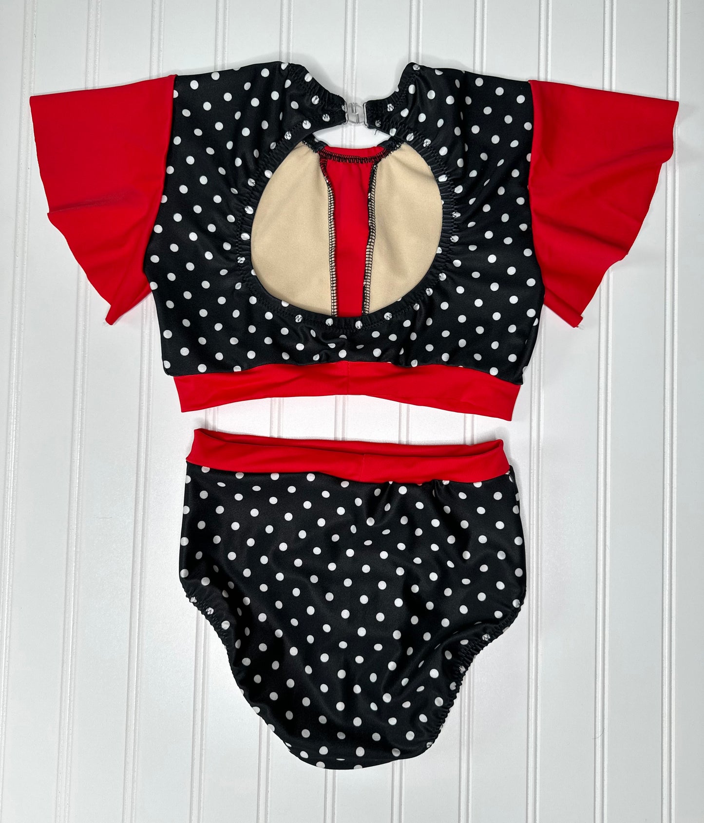 Black & Red Polka Dot Party Dance Set